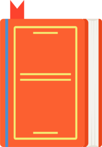 Illustration of a closed book