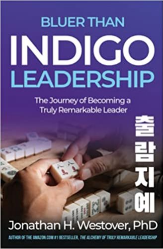 'Bluer Than Indigo’ Leadership book cover